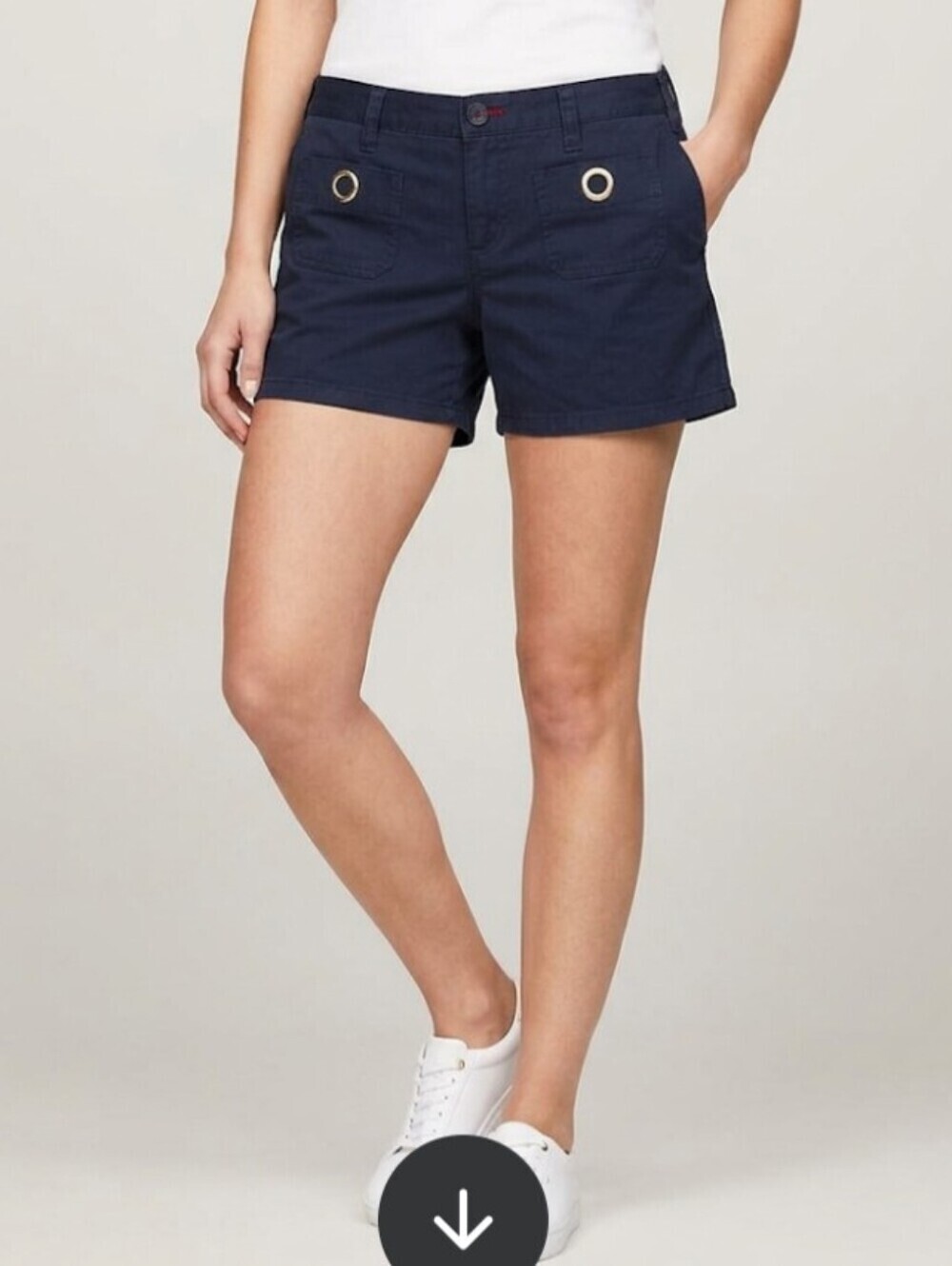 Tommy Hilfiger La Mer Navy Shorts Size 8 NWT Nautical Mom Shorts